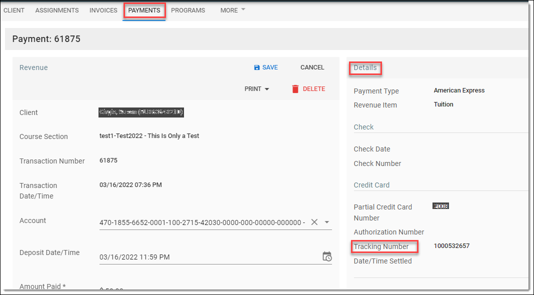 Transaction Reports